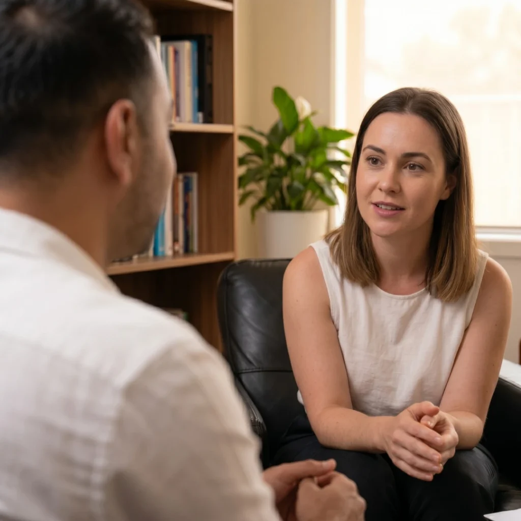 Inside our Sydney therapy office.